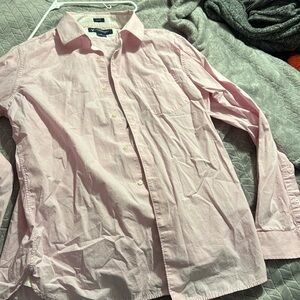 American Eagle pink dress shirt size large